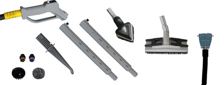 Radames 10bar accessory kit contains a selection of tools to better utilise the power of the machine