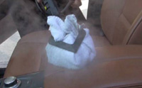 Leather Cleaning with Jetsteam