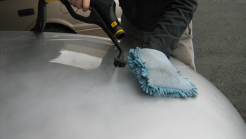 Clean Light Soiled Surfaces with Jetsteam and Microfibre