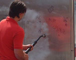 powerful graffiti dissolving machine for fast results