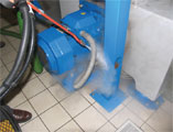 degrease mechanical workshops with superheated steam vapour