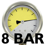 industrial cleaning power from the 8 bar steam vapour delivery pressure