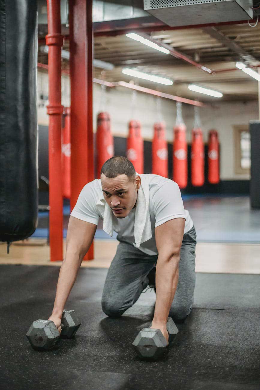 Gym mop cleaning gym mats