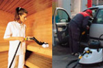 versatile industrial steam cleaning equipment, for use throughout a range of industries
