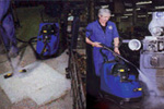 powerful, fast and designed for large area cleaning, in factories warehouses and sheds