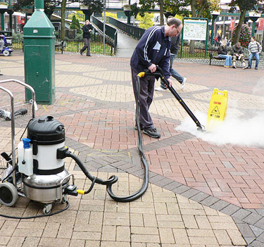 chewing gum removal equipment for use by professional contractors